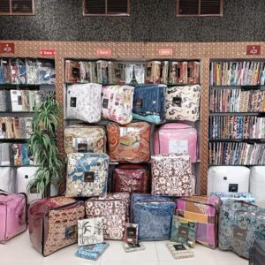 Premium bedding collection in vibrant prints